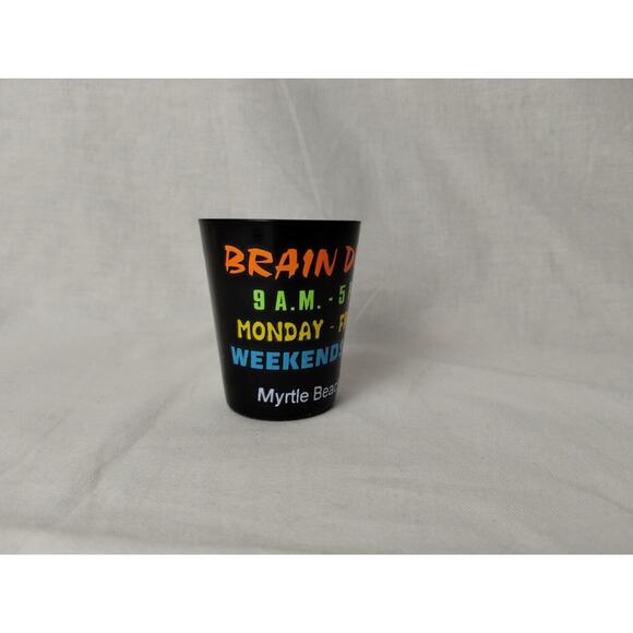 Myrtle Beach Collectible Shot Glass - Brain Dead Shotglass - Picture 2 of 4